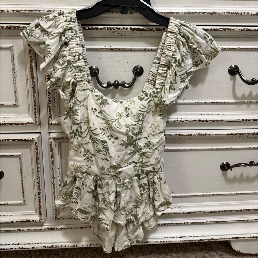 Francesca's Bow Back Blouse